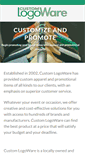 Mobile Screenshot of customlogoware.com